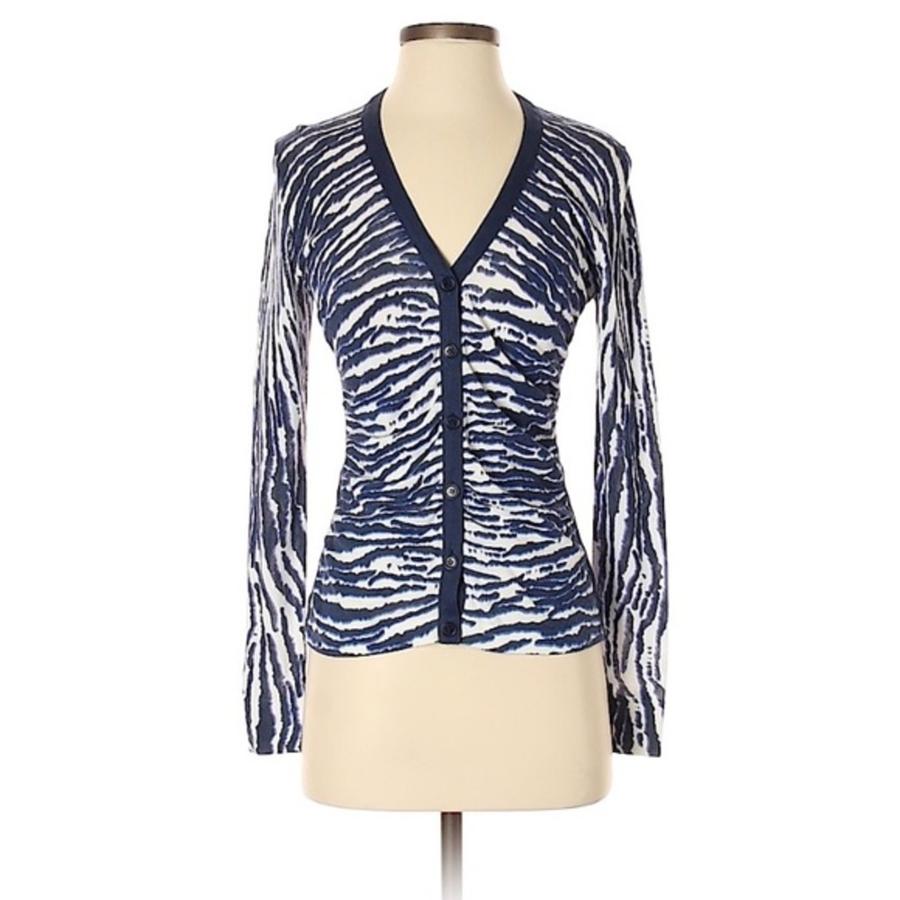 Lafayette 148 animal print cardigan